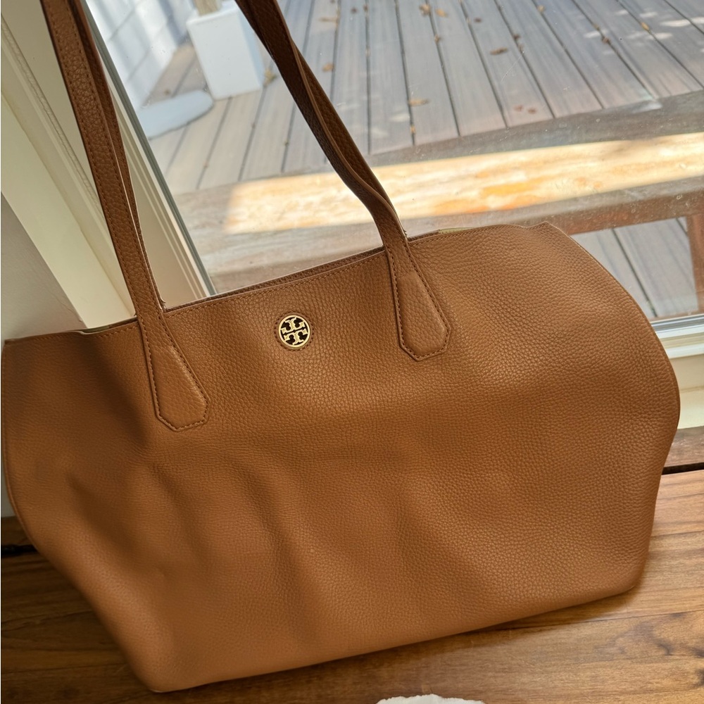 Tory Burch Tan Leather Tote